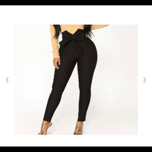 Fashion nova knot your girl pants.